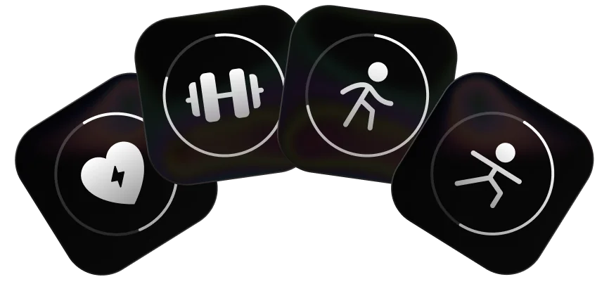 The four banks: cardio, strength, mobility and balance