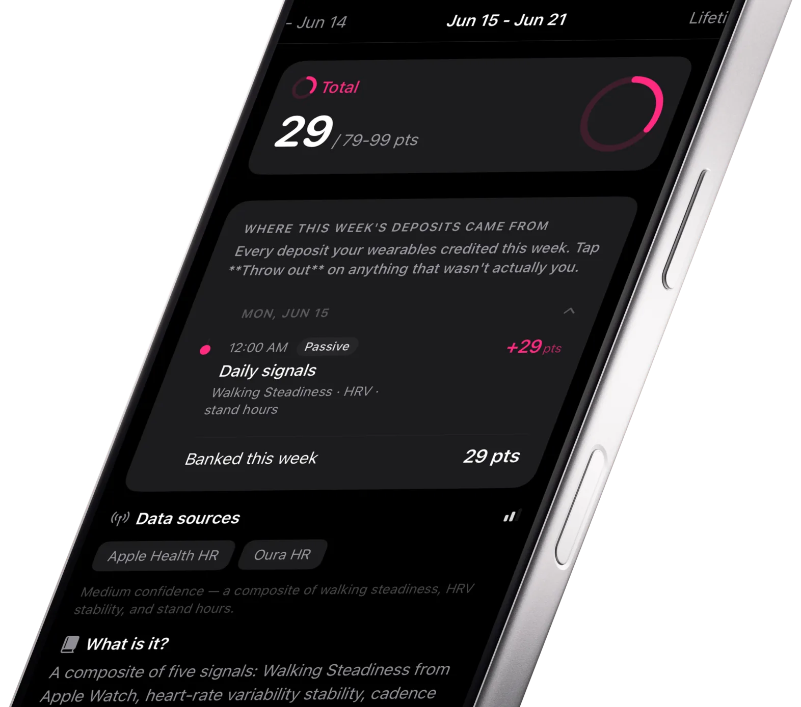 Mobility Bank shown in the Attilio app